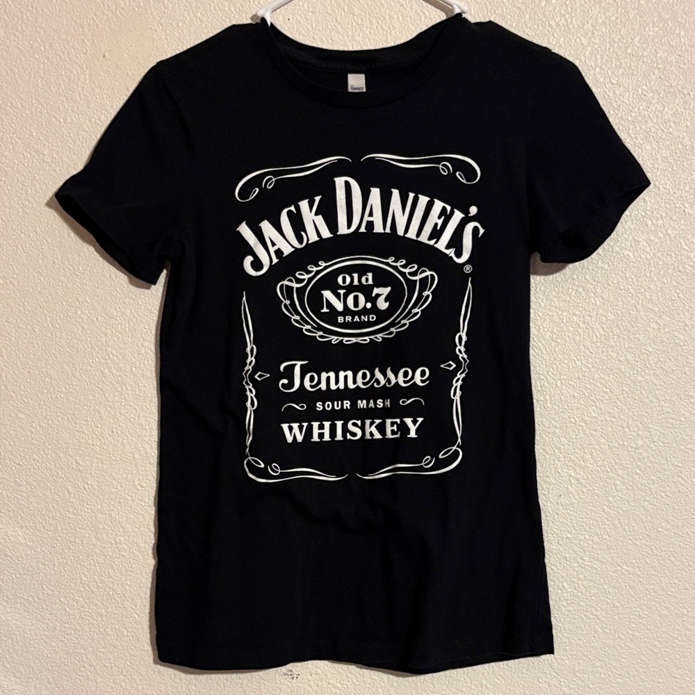 Abella Black Graphic Tee
